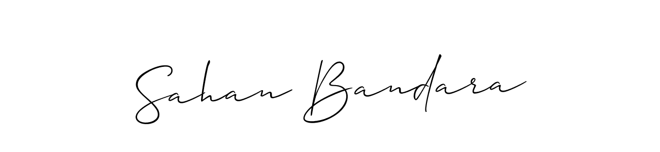 Once you've used our free online signature maker to create your best signature Allison_Script style, it's time to enjoy all of the benefits that Sahan Bandara name signing documents. Sahan Bandara signature style 2 images and pictures png