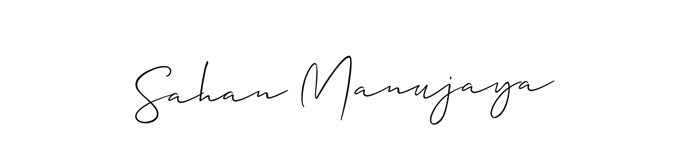 This is the best signature style for the Sahan Manujaya name. Also you like these signature font (Allison_Script). Mix name signature. Sahan Manujaya signature style 2 images and pictures png