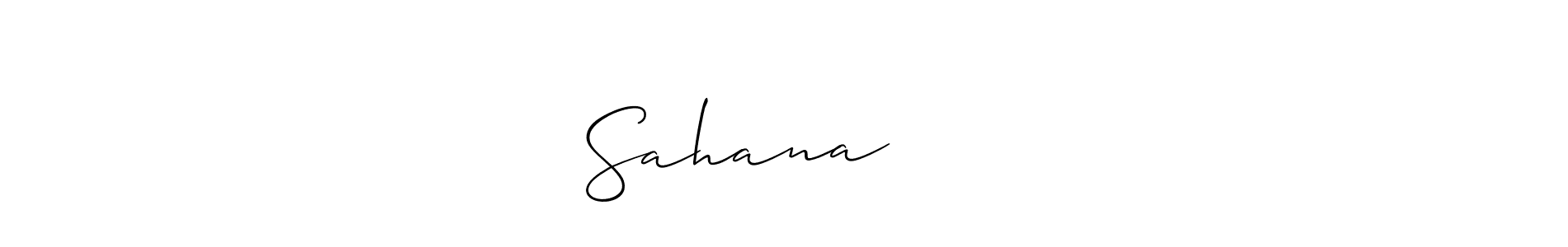 You should practise on your own different ways (Allison_Script) to write your name (Sahana गुरव) in signature. don't let someone else do it for you. Sahana गुरव signature style 2 images and pictures png