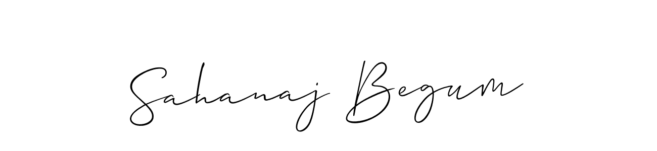 Also You can easily find your signature by using the search form. We will create Sahanaj Begum name handwritten signature images for you free of cost using Allison_Script sign style. Sahanaj Begum signature style 2 images and pictures png