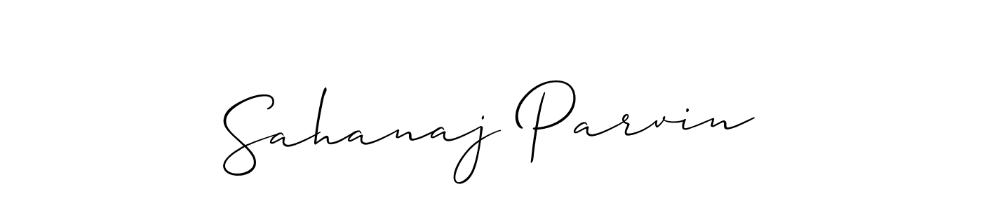 Make a beautiful signature design for name Sahanaj Parvin. Use this online signature maker to create a handwritten signature for free. Sahanaj Parvin signature style 2 images and pictures png