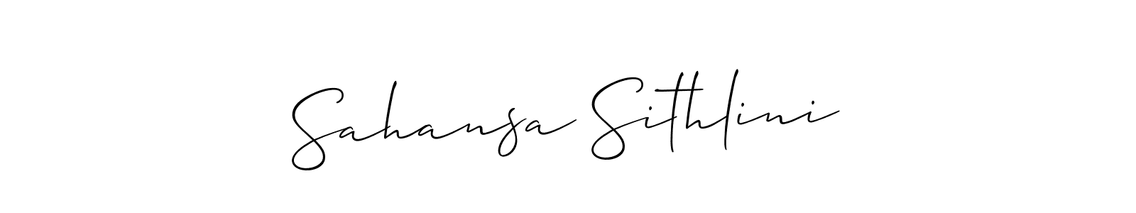 Make a beautiful signature design for name Sahansa Sithlini. Use this online signature maker to create a handwritten signature for free. Sahansa Sithlini signature style 2 images and pictures png