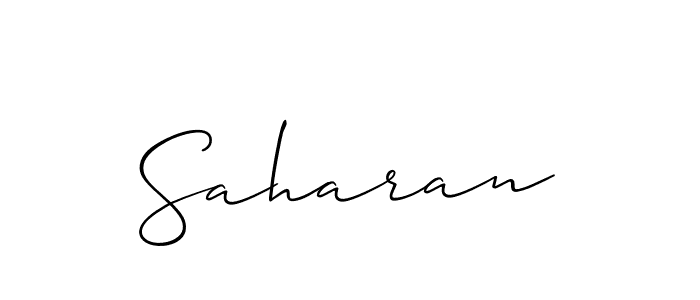 Also You can easily find your signature by using the search form. We will create Saharan name handwritten signature images for you free of cost using Allison_Script sign style. Saharan signature style 2 images and pictures png