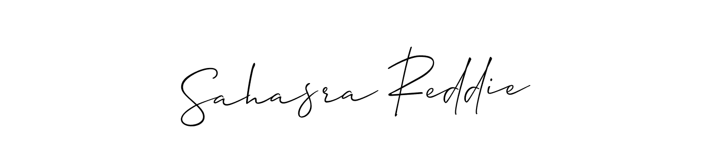 Check out images of Autograph of Sahasra Reddie name. Actor Sahasra Reddie Signature Style. Allison_Script is a professional sign style online. Sahasra Reddie signature style 2 images and pictures png