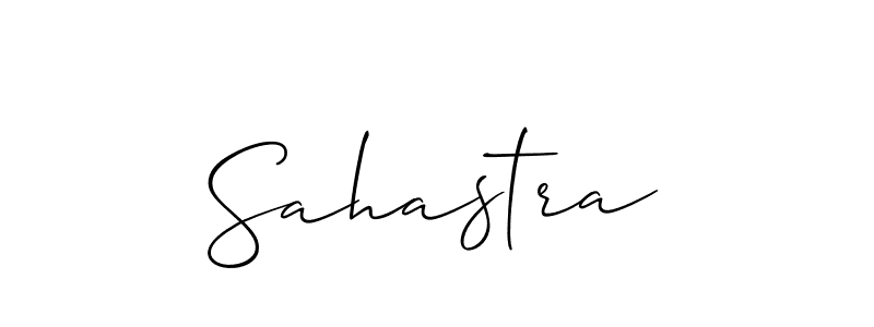 How to Draw Sahastra signature style? Allison_Script is a latest design signature styles for name Sahastra. Sahastra signature style 2 images and pictures png