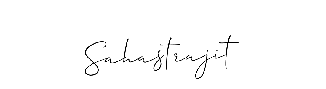 It looks lik you need a new signature style for name Sahastrajit. Design unique handwritten (Allison_Script) signature with our free signature maker in just a few clicks. Sahastrajit signature style 2 images and pictures png