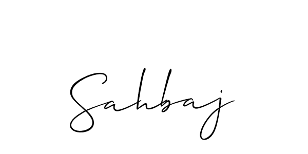 Best and Professional Signature Style for Sahbaj. Allison_Script Best Signature Style Collection. Sahbaj signature style 2 images and pictures png