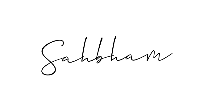 Here are the top 10 professional signature styles for the name Sahbham. These are the best autograph styles you can use for your name. Sahbham signature style 2 images and pictures png