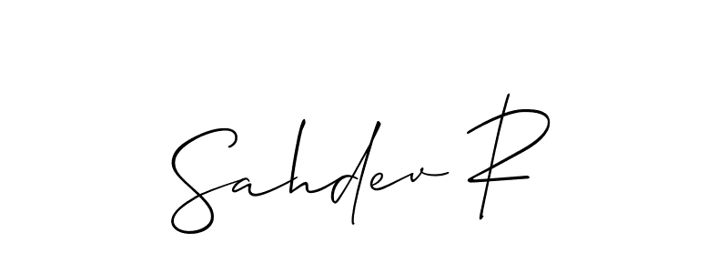Here are the top 10 professional signature styles for the name Sahdev R. These are the best autograph styles you can use for your name. Sahdev R signature style 2 images and pictures png