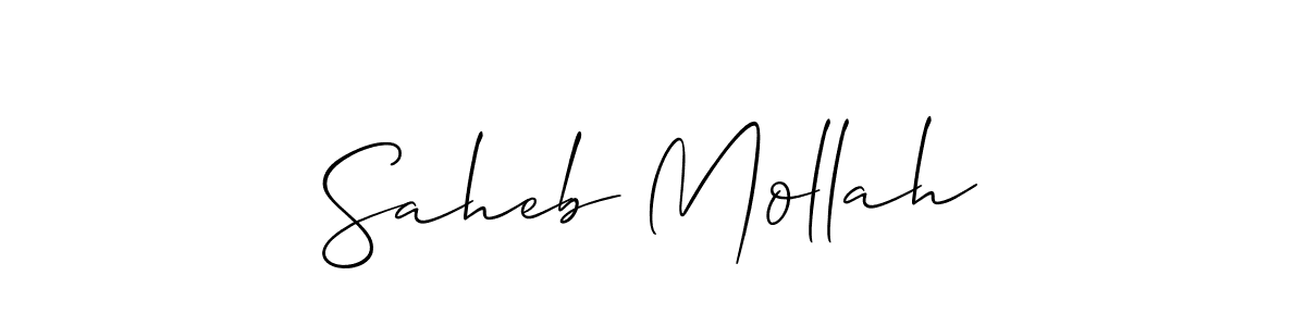 You can use this online signature creator to create a handwritten signature for the name Saheb Mollah. This is the best online autograph maker. Saheb Mollah signature style 2 images and pictures png