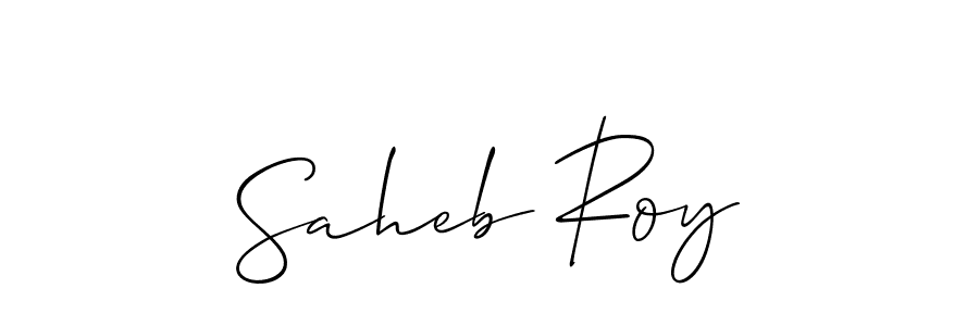It looks lik you need a new signature style for name Saheb Roy. Design unique handwritten (Allison_Script) signature with our free signature maker in just a few clicks. Saheb Roy signature style 2 images and pictures png