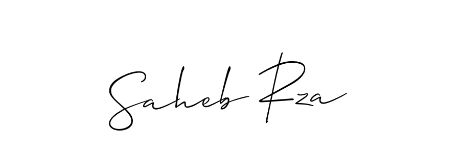 How to make Saheb Rza name signature. Use Allison_Script style for creating short signs online. This is the latest handwritten sign. Saheb Rza signature style 2 images and pictures png