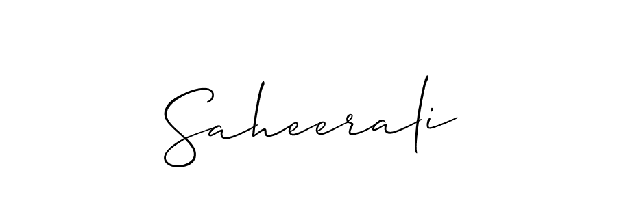 You should practise on your own different ways (Allison_Script) to write your name (Saheerali) in signature. don't let someone else do it for you. Saheerali signature style 2 images and pictures png