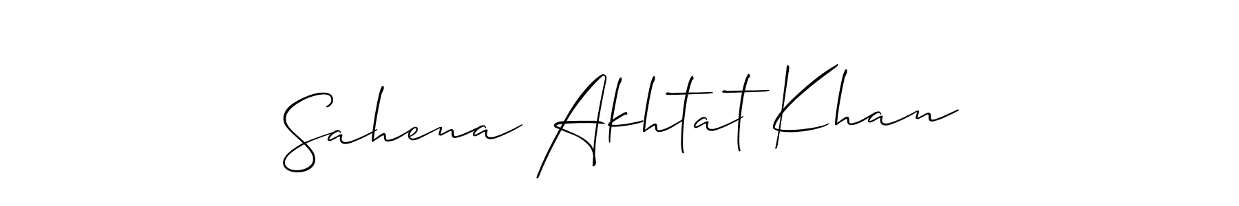 Check out images of Autograph of Sahena Akhtat Khan name. Actor Sahena Akhtat Khan Signature Style. Allison_Script is a professional sign style online. Sahena Akhtat Khan signature style 2 images and pictures png