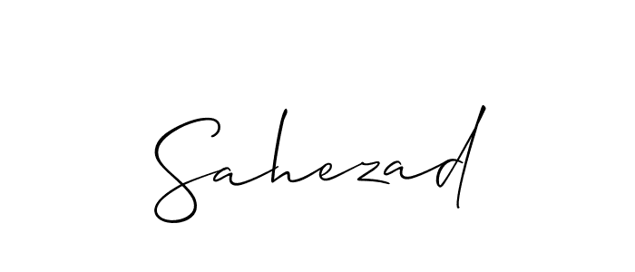 Make a beautiful signature design for name Sahezad. Use this online signature maker to create a handwritten signature for free. Sahezad signature style 2 images and pictures png