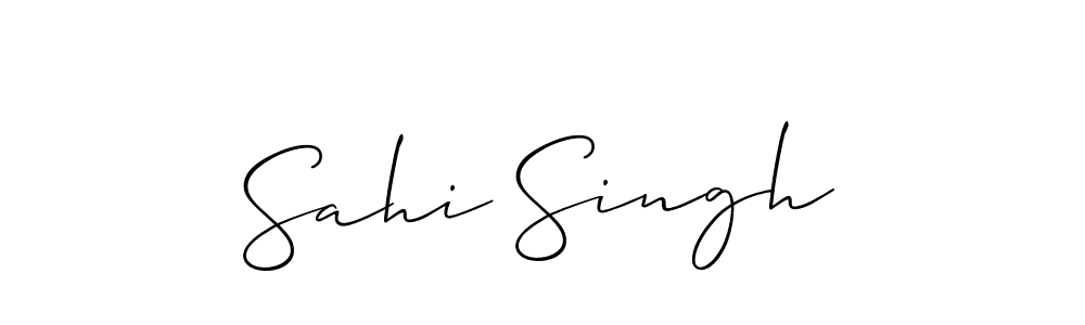 Similarly Allison_Script is the best handwritten signature design. Signature creator online .You can use it as an online autograph creator for name Sahi Singh. Sahi Singh signature style 2 images and pictures png