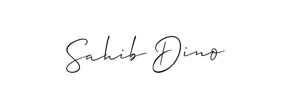 Make a short Sahib Dino signature style. Manage your documents anywhere anytime using Allison_Script. Create and add eSignatures, submit forms, share and send files easily. Sahib Dino signature style 2 images and pictures png