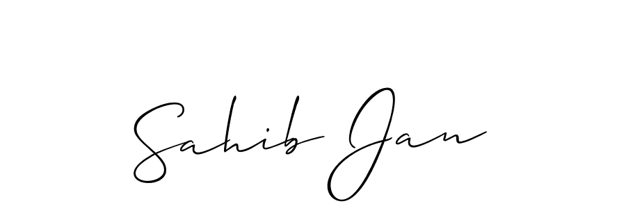Once you've used our free online signature maker to create your best signature Allison_Script style, it's time to enjoy all of the benefits that Sahib Jan name signing documents. Sahib Jan signature style 2 images and pictures png