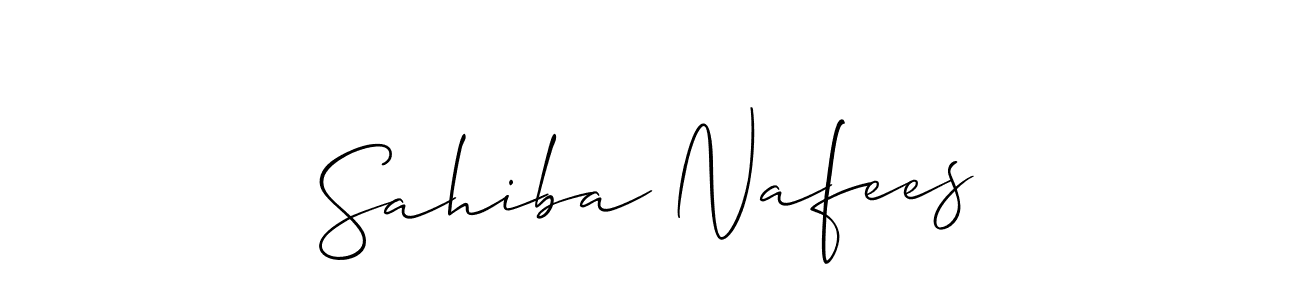 Best and Professional Signature Style for Sahiba Nafees. Allison_Script Best Signature Style Collection. Sahiba Nafees signature style 2 images and pictures png
