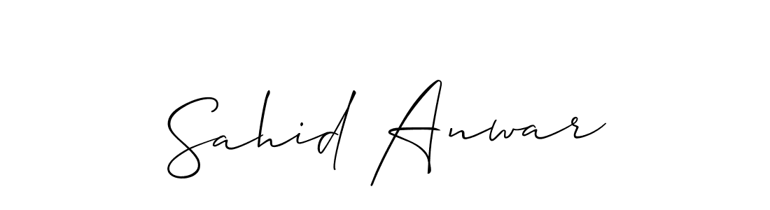 Similarly Allison_Script is the best handwritten signature design. Signature creator online .You can use it as an online autograph creator for name Sahid Anwar. Sahid Anwar signature style 2 images and pictures png