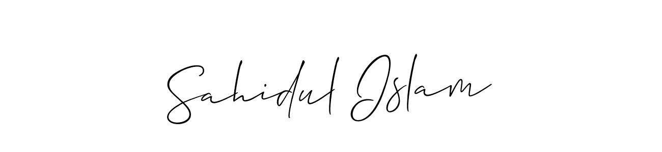 How to Draw Sahidul Islam signature style? Allison_Script is a latest design signature styles for name Sahidul Islam. Sahidul Islam signature style 2 images and pictures png