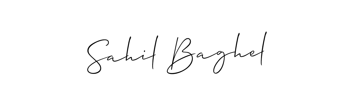 Make a short Sahil Baghel signature style. Manage your documents anywhere anytime using Allison_Script. Create and add eSignatures, submit forms, share and send files easily. Sahil Baghel signature style 2 images and pictures png