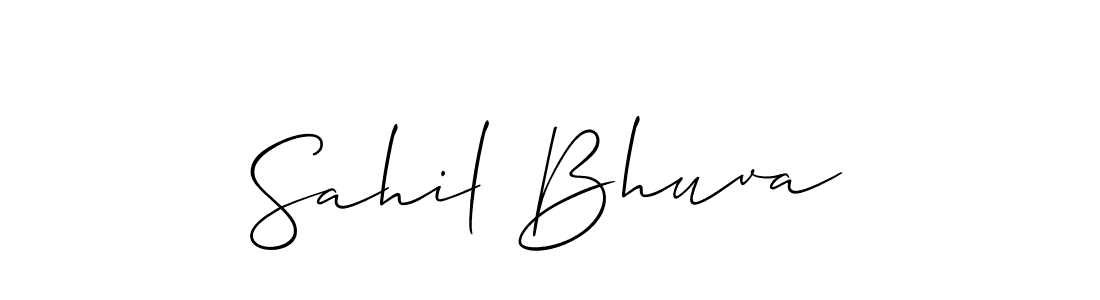 Here are the top 10 professional signature styles for the name Sahil Bhuva. These are the best autograph styles you can use for your name. Sahil Bhuva signature style 2 images and pictures png