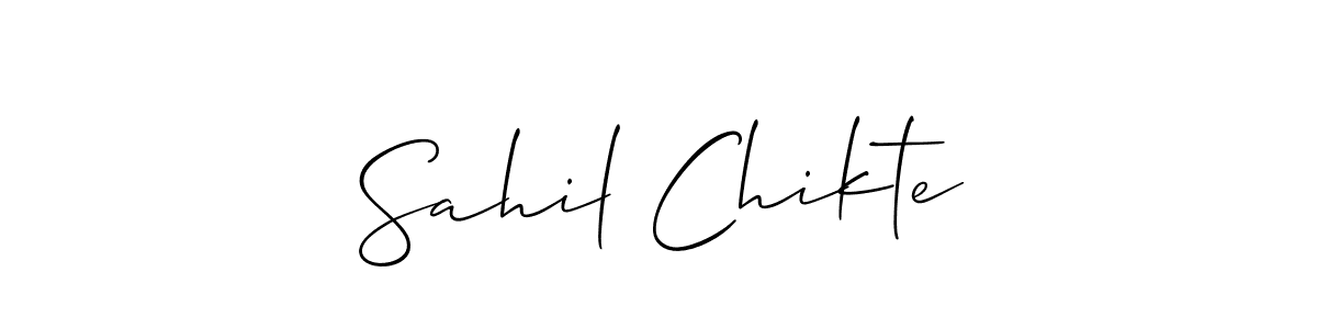 Best and Professional Signature Style for Sahil Chikte. Allison_Script Best Signature Style Collection. Sahil Chikte signature style 2 images and pictures png