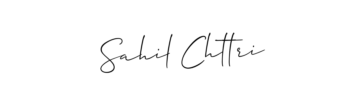 You can use this online signature creator to create a handwritten signature for the name Sahil Chttri. This is the best online autograph maker. Sahil Chttri signature style 2 images and pictures png
