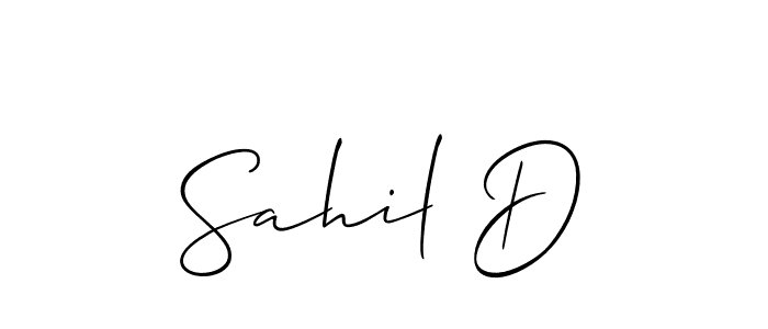 See photos of Sahil D official signature by Spectra . Check more albums & portfolios. Read reviews & check more about Allison_Script font. Sahil D signature style 2 images and pictures png