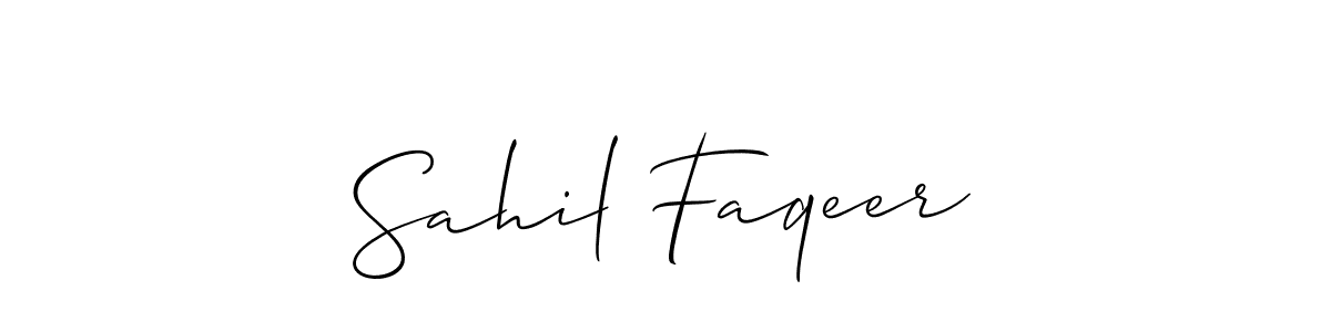 Here are the top 10 professional signature styles for the name Sahil Faqeer. These are the best autograph styles you can use for your name. Sahil Faqeer signature style 2 images and pictures png