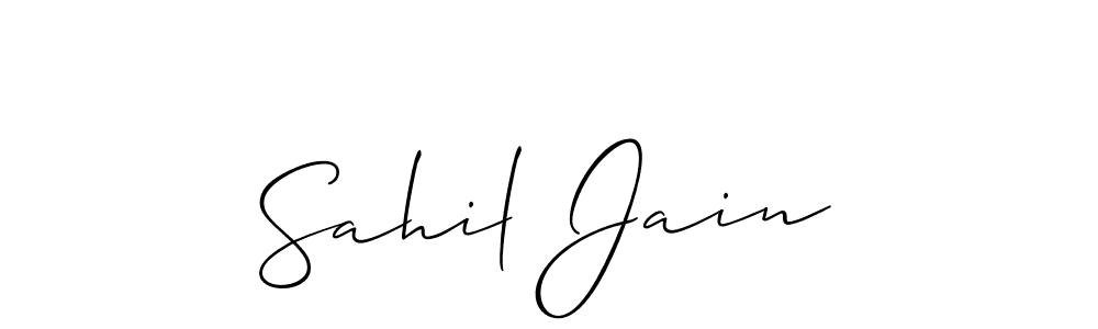 Make a beautiful signature design for name Sahil Jain. Use this online signature maker to create a handwritten signature for free. Sahil Jain signature style 2 images and pictures png