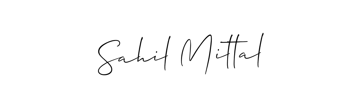 Once you've used our free online signature maker to create your best signature Allison_Script style, it's time to enjoy all of the benefits that Sahil Mittal name signing documents. Sahil Mittal signature style 2 images and pictures png