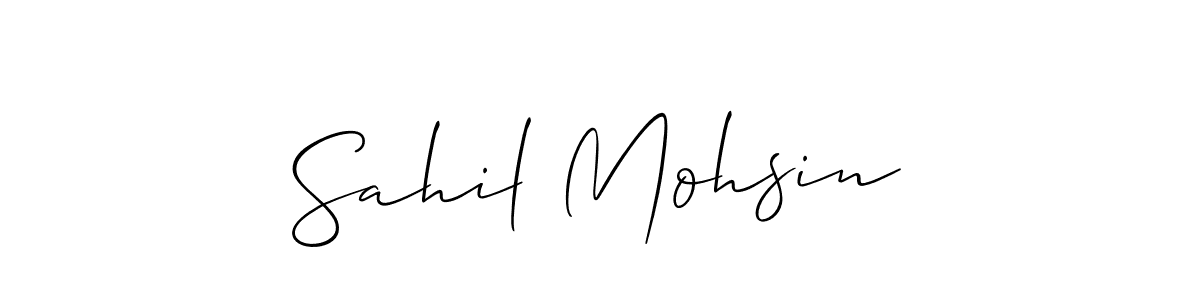 Make a beautiful signature design for name Sahil Mohsin. Use this online signature maker to create a handwritten signature for free. Sahil Mohsin signature style 2 images and pictures png