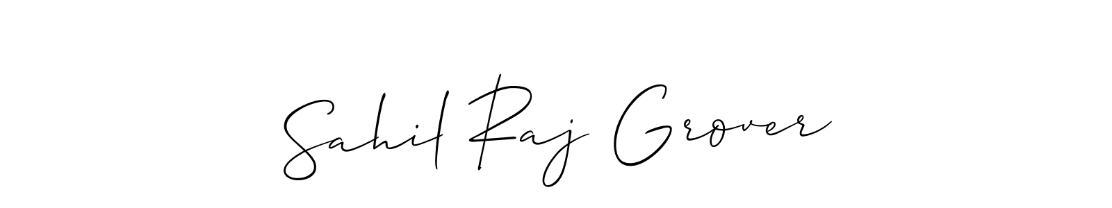 Make a beautiful signature design for name Sahil Raj Grover. Use this online signature maker to create a handwritten signature for free. Sahil Raj Grover signature style 2 images and pictures png