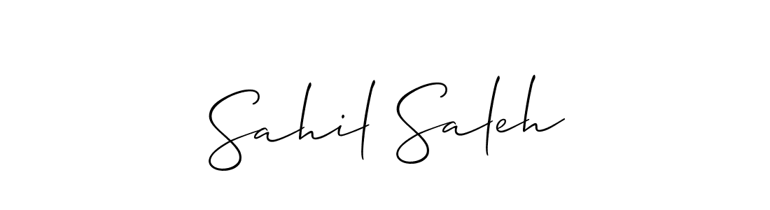 Best and Professional Signature Style for Sahil Saleh. Allison_Script Best Signature Style Collection. Sahil Saleh signature style 2 images and pictures png
