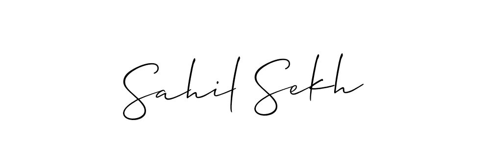 Best and Professional Signature Style for Sahil Sekh. Allison_Script Best Signature Style Collection. Sahil Sekh signature style 2 images and pictures png