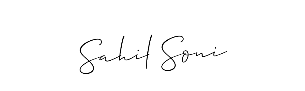 Make a beautiful signature design for name Sahil Soni. Use this online signature maker to create a handwritten signature for free. Sahil Soni signature style 2 images and pictures png