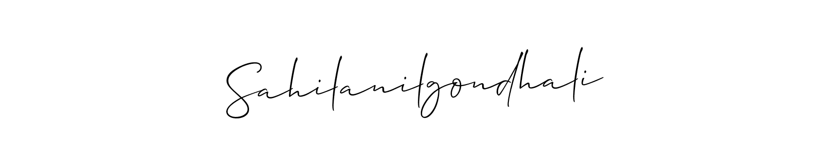 Here are the top 10 professional signature styles for the name Sahilanilgondhali. These are the best autograph styles you can use for your name. Sahilanilgondhali signature style 2 images and pictures png