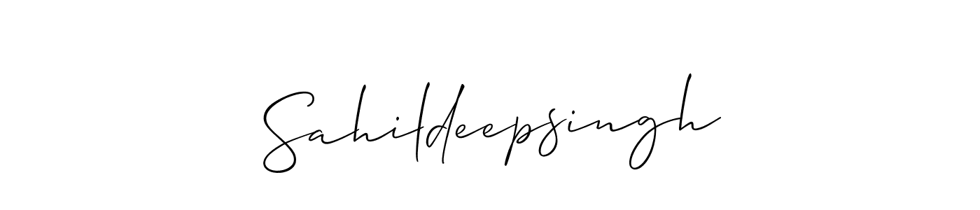Best and Professional Signature Style for Sahildeepsingh. Allison_Script Best Signature Style Collection. Sahildeepsingh signature style 2 images and pictures png