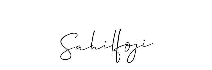 You can use this online signature creator to create a handwritten signature for the name Sahilfoji. This is the best online autograph maker. Sahilfoji signature style 2 images and pictures png