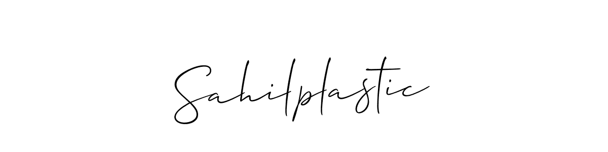 Make a short Sahilplastic signature style. Manage your documents anywhere anytime using Allison_Script. Create and add eSignatures, submit forms, share and send files easily. Sahilplastic signature style 2 images and pictures png