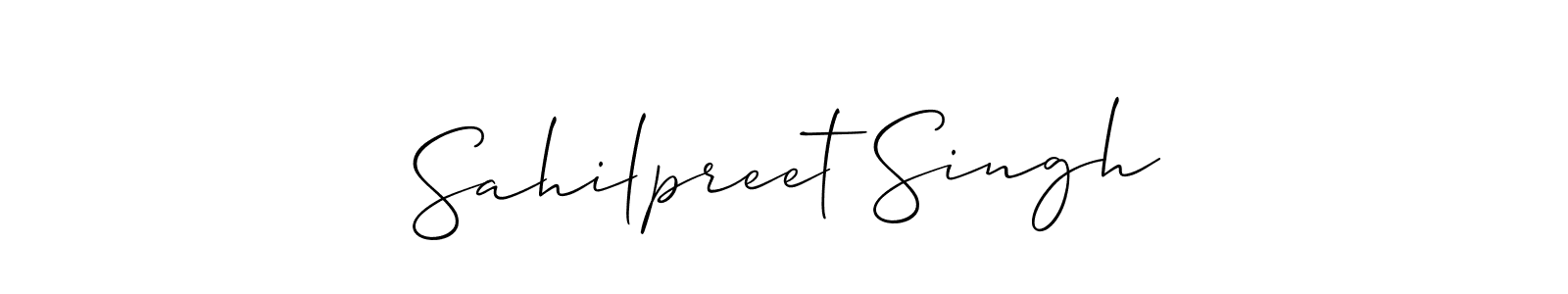 Best and Professional Signature Style for Sahilpreet Singh. Allison_Script Best Signature Style Collection. Sahilpreet Singh signature style 2 images and pictures png