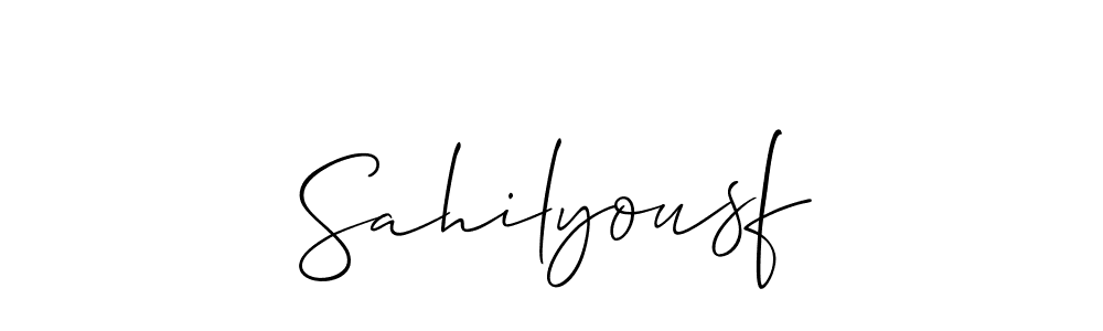 Similarly Allison_Script is the best handwritten signature design. Signature creator online .You can use it as an online autograph creator for name Sahilyousf. Sahilyousf signature style 2 images and pictures png