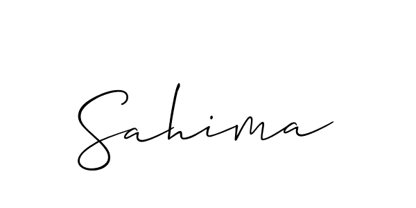 Similarly Allison_Script is the best handwritten signature design. Signature creator online .You can use it as an online autograph creator for name Sahima. Sahima signature style 2 images and pictures png