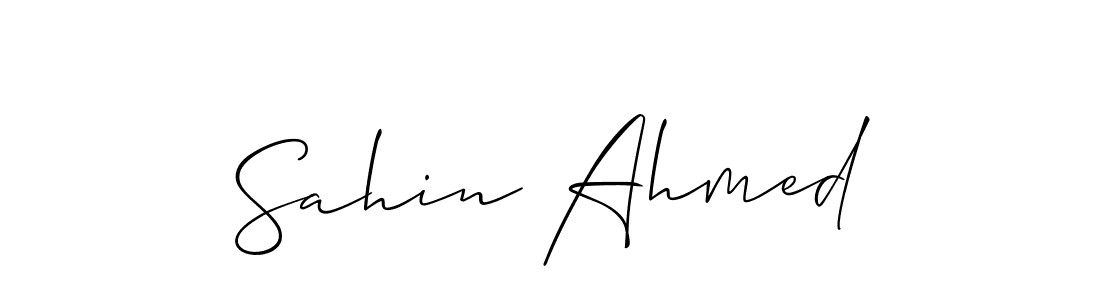 Similarly Allison_Script is the best handwritten signature design. Signature creator online .You can use it as an online autograph creator for name Sahin Ahmed. Sahin Ahmed signature style 2 images and pictures png