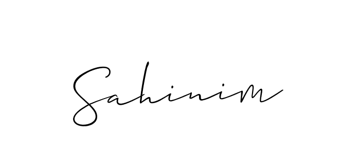 See photos of Sahinim official signature by Spectra . Check more albums & portfolios. Read reviews & check more about Allison_Script font. Sahinim signature style 2 images and pictures png