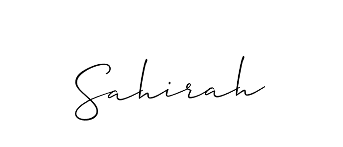 You should practise on your own different ways (Allison_Script) to write your name (Sahirah) in signature. don't let someone else do it for you. Sahirah signature style 2 images and pictures png