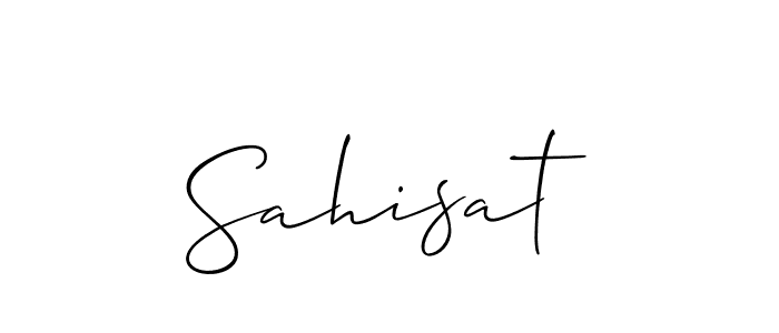 How to make Sahisat name signature. Use Allison_Script style for creating short signs online. This is the latest handwritten sign. Sahisat signature style 2 images and pictures png