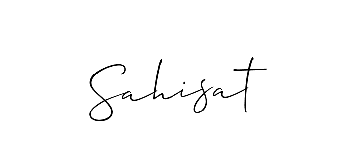 How to make Sahisat signature? Allison_Script is a professional autograph style. Create handwritten signature for Sahisat name. Sahisat signature style 2 images and pictures png